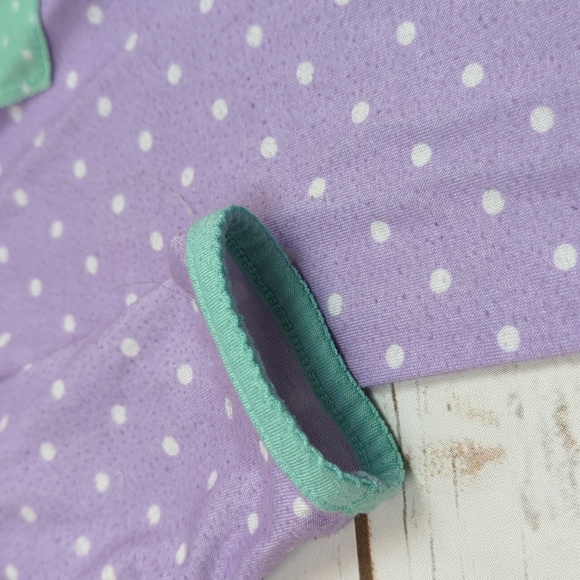 Carter's Lavender Polka Dot Owl Pajamas 2T - Picture 4 of 6